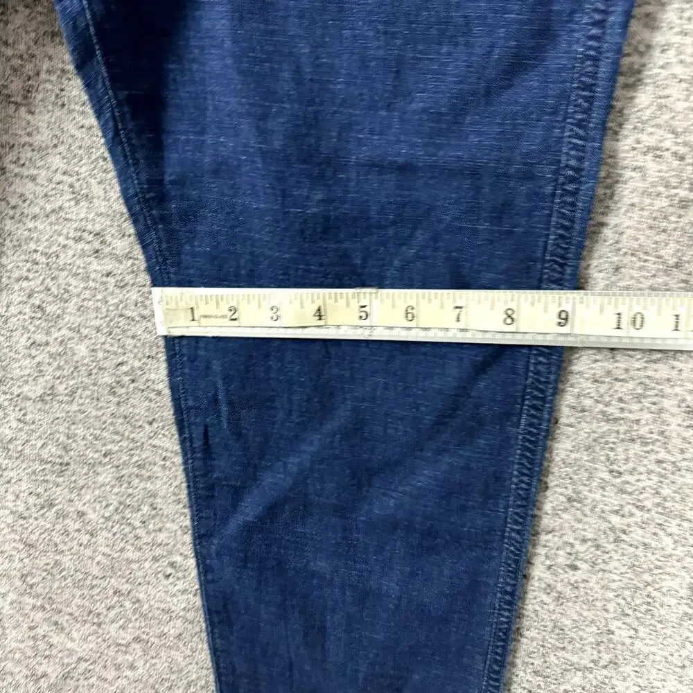 Banana Republic Women's Size XS Blue Linen Blend Pull On Slim Leg Pants